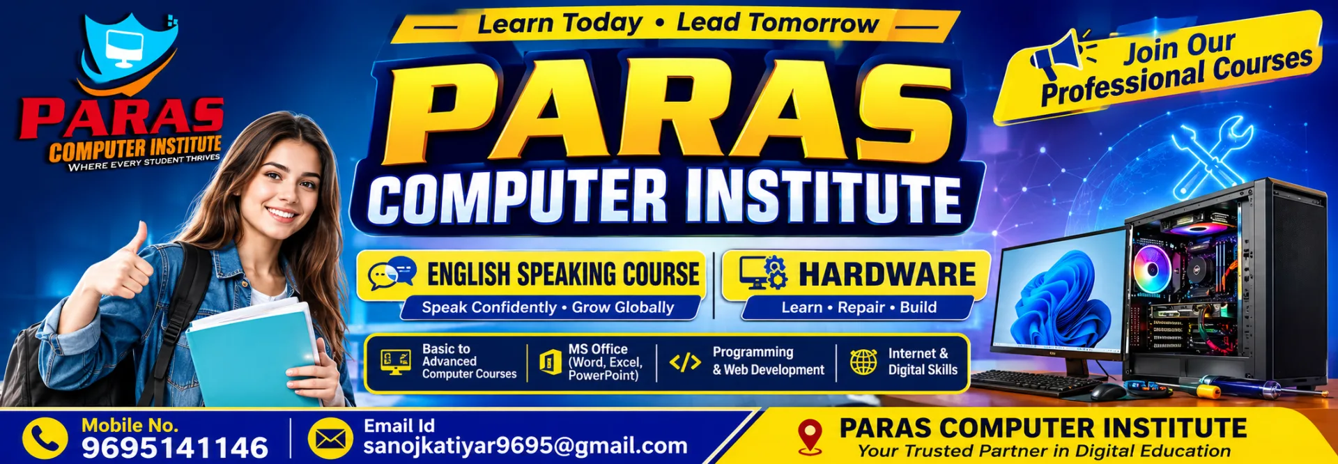 Hardware &amp; English Speaking Details